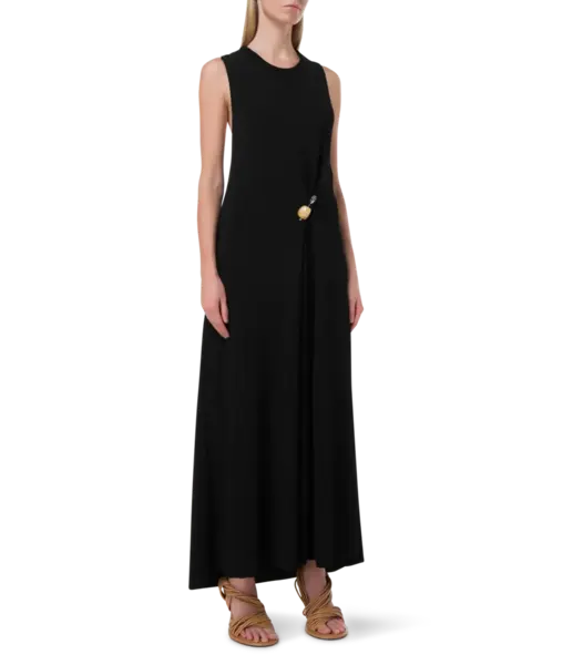 Twist Back Viscose Crepe Knit Dress | Fashion for Less UAE Twist Back Viscose Crepe Knit Dress | Fashion for Less UAE